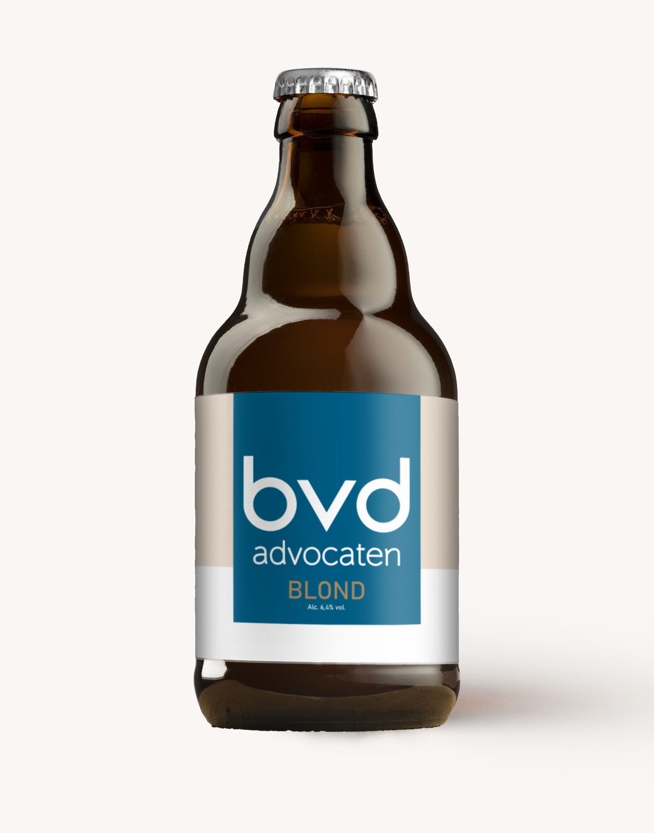 BVD advocaten gepersonaliseerd bier