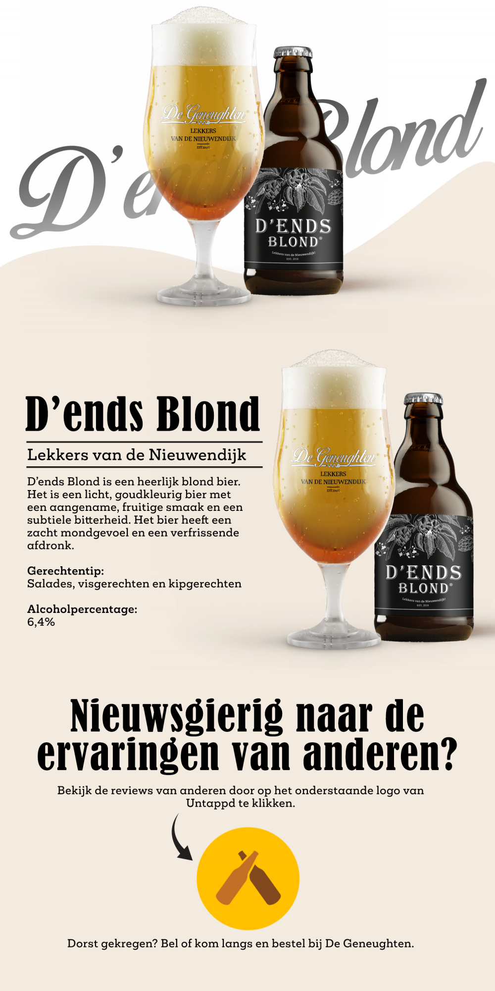 Dends Blond bier