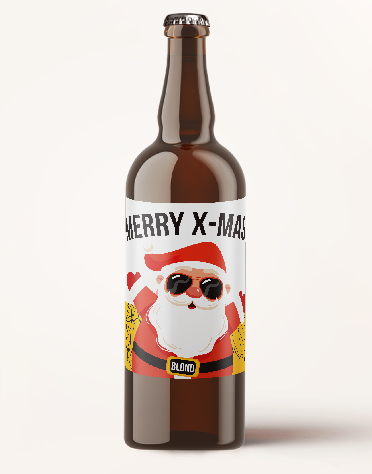 Merry-Xmas kerstman bier 