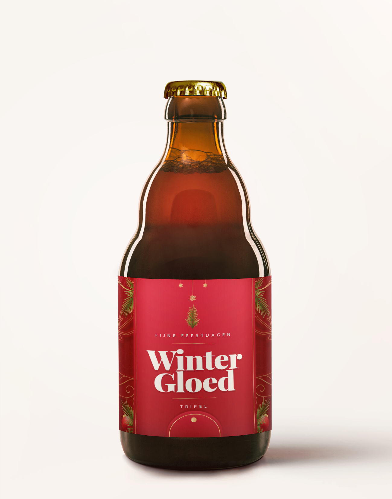 Wintergloed kerst bier