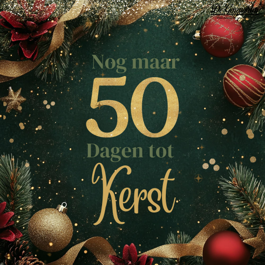 Nog maar 50 dagen tot Kerst! 🎄✨