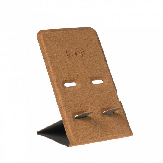 CORK WIRELESS CHARGER AND PHONE STAND 5W (16181)