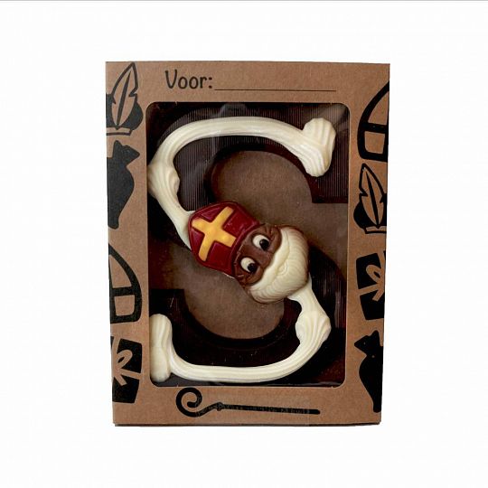 The Finest in Chocolate - letter S praline puur 200 gram