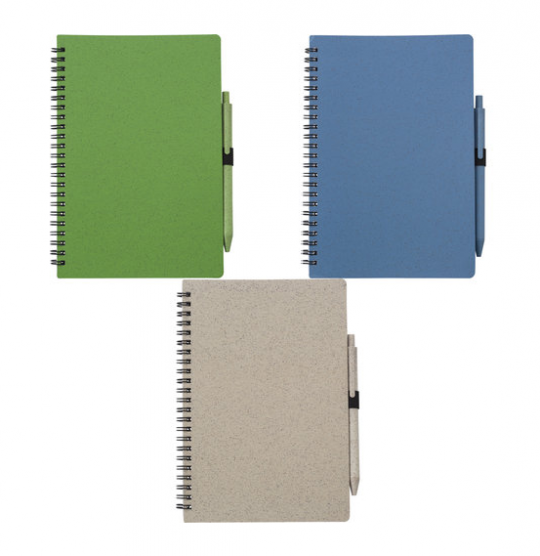 Tarwestro notitieboekje met pen (480875)